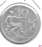 Monedas - Europa - Checoslovaquia - 15 - Año 1932 - 10 coronas