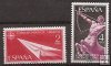 Sellos - PaÃses - España - 2º Cent. (Series Completas) - Estado Español - 1956 - 1185/86 - **