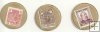 Monedas - Fichas Cooperativas y vales - Conjunto de 3 sellos-monedas