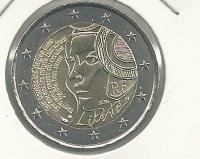 Monedas - Euros - 2€; - Francia - SC - Año 2015 - Mariana