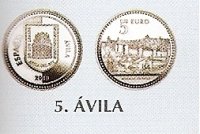 5€ - España - 005 - Año 2010 - Ávila