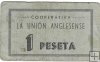 Monedas - Fichas Cooperativas y vales - - Cooperativa La Union Anglesense - sin sello - Pta