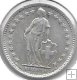 Monedas - Europa - Suiza - 23 - Año 1959 - 1/2 Franco
