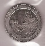 Monedas - España - Juan Carlos I (pesetas) - 1995 - 200 pesetas