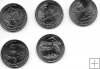 Monedas - America - Estados Unidos - ---- - Año 2015 - Conjunto 5 monedas - Parques Nacionales - Letra D