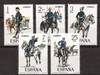 Sellos - Países - España - 2º Cent. (Series Completas) - Juan Carlos I - 1977 - 2423/27 - **