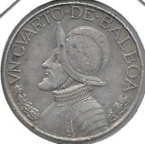 Monedas - America - Panama - 11.2 - Año 1962 - 1/4 Balboa