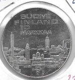 Monedas - Europa - Finlandia - 50 - 1967 - 10 marcos - plata