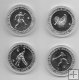 Monedas - Juegos Olimpicos - Barcelona 1992 - Serie 2 - Conjunto 4 monedas 2000 pesetas Serie 2