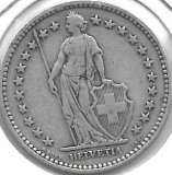 Monedas - Europa - Suiza - 21 - Año 1920 - Franco