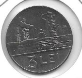 Monedas - Europa - Rumania - 96 - Año 1966 - 3 lei