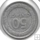 Monedas - America - Colombia - 209 - Año 1947 - 50 ctv - plata