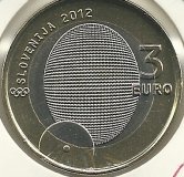 3€ - Eslovenia - SC - Año 2012