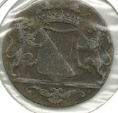 Monedas - Europa - Holanda (Indias Holandesas) - Año 1790 - 1 duit