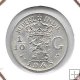 Monedas - Europa - Holanda (Indias Holandesas) - 318 - 1945 - 1/10 gulden - plata