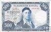 Billetes - EspaÃ±a - Estado EspaÃ±ol (1936 - 1975) - 500 ptas - 505 - mbc- - sin serie - Num.ref: 2132312
