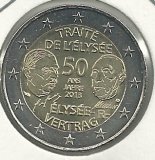 2€ - Francia - SC - Año 2013 - Tratado Franco-Aleman