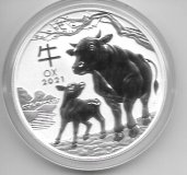 Monedas - Onzas de plata - - Australia - SC - 2021 - Año búfalo