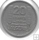 Monedas - Africa - Argelia - 91 - Año 1949 - 20 Francos