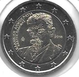 Monedas - Euros - 2€ - Grecia - Año 2018 - Kostas Palamas