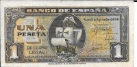 Billetes - EspaÃ±a - Estado EspaÃ±ol (1936 - 1975) - 1 ptas - 438 - ebc - 1943 - Num.ref: C7598054