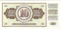 Billetes - Europa - Yugoslavia - 087b - sc - Año 1981 - 10 dinara
