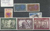 Andorra - Correo Francés - Años completos - Año 1968