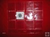 Material - Hojas album monedas (sis.cartón) - Safi - hojas de 12 espacios