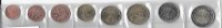 Monedas - Euros - Coleccion en tiras - Andorra - - Coleccion formada por monedas del 2014 (1 ct, 2 ct y 5 ct) y 2017 (resto)