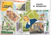 Paises - Africa - Malawi - 50 sellos diferentes