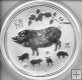 Monedas - Onzas de plata - - Australia - 2019 - Cerdo - Dolar - Plata