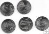 Monedas - America - Estados Unidos - ---- - Año 2015 - Conjunto de 5 monedas - Parques Nacionales - Letra P