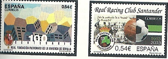 2º Cent. (Series Completas) - Juan Carlos I - 2014 - ** - 4853/54