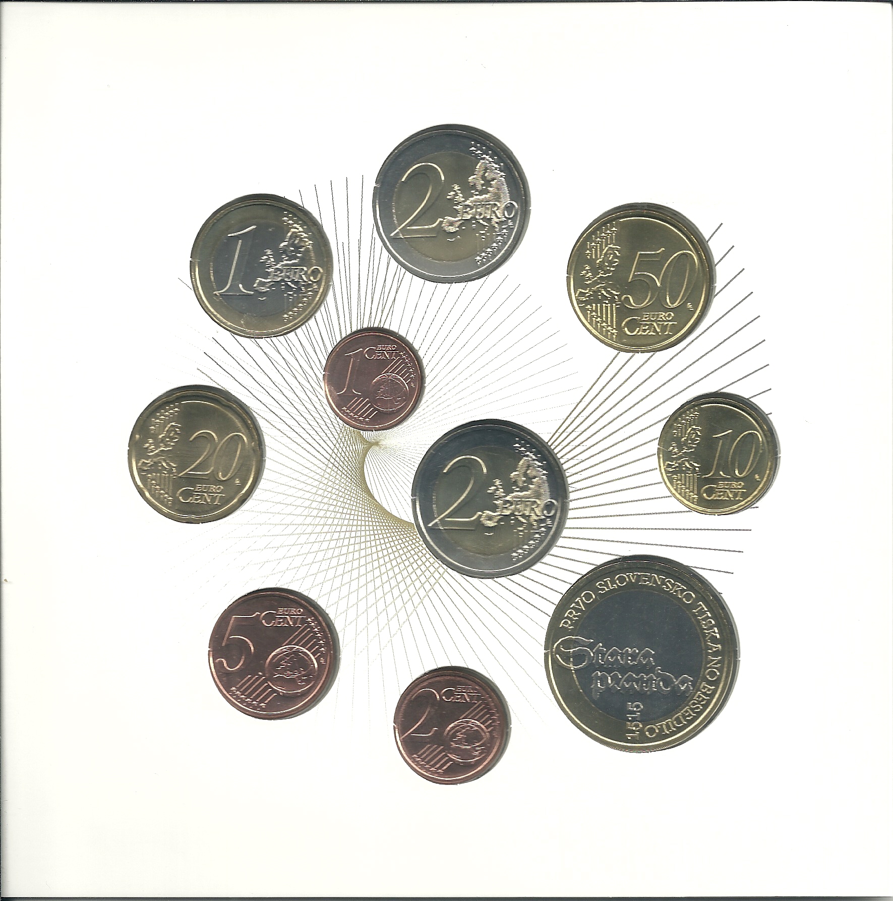 Monedas - Euros - Estuches oficiales - Eslovenia - Año 2015 - Click en la imagen para cerrar