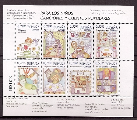Sellos - Países - España - 2º Cent. (Series Completas) - Juan Carlos I - 2005 - 4154 - **