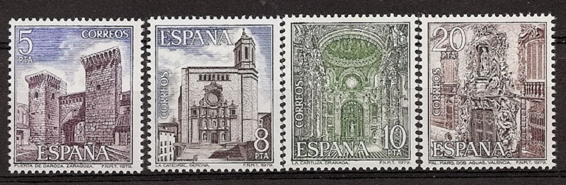 Sellos - Países - España - 2º Cent. (Series Completas) - Juan Carlos I - 1979 - 2527/30 - **