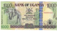 Billetes - Africa - Uganda - 43C - SC - 2008 - 1000 shilling - Num.ref: XQ300422