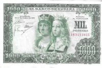 Billetes - EspaÃ±a - Estado EspaÃ±ol (1936 - 1975) - 1000 ptas - 518 - MBC+ - 1957 - Num.ref: 1W5213935