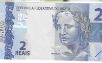 Billetes - America - Brasil - 252F - SC - 2010 - 2 reales - Num.ref: JE057910490