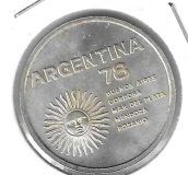 Monedas - America - Argentina - 78 - 1977 - 1000 pesos - plata