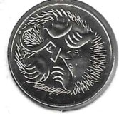 Monedas - Oceania - Australia - 80 - 1996 - 5 ct
