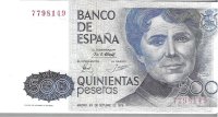Billetes - EspaÃ±a - Juan Carlos I (1975 - 2014) - 500 ptas - 529 - SC - 1979 - Num.ref: 8060988 - sin serie