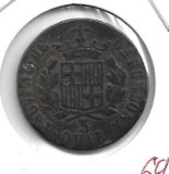 Monedas - EspaÃ±a - Fernando VII (1808 - 1833) - 18 - 1823 - 3 quart