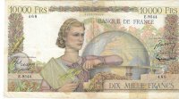 Billetes - Europa - Francia - 132 - BC- - 1955 - 10000 francos - Num.ref: E9544