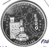 Monedas - Europa - San Marino - 342 - 1996 - 10000 liras - plata - proof