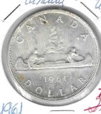 Monedas - America - Canada - 54 - 1961 - dolar - plata