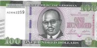 Billetes - Africa - Liberia - 41 - SC - 2021 - 100 dolares - Num.ref: AE9962259