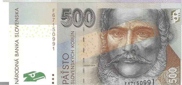 Billetes - Europa - Eslovaquia - 31 - SC - 2000 - 500 corona - Num.ref: F671150991 - Click en la imagen para cerrar