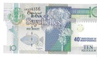 Billetes - Africa - Seychelles - 52 - SC - 2016 - 10 rupias - Num.ref: AK554356