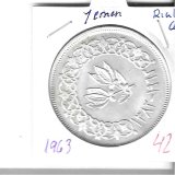 Monedas - Asia - Yemen - 31 - 1963 - rial - plata